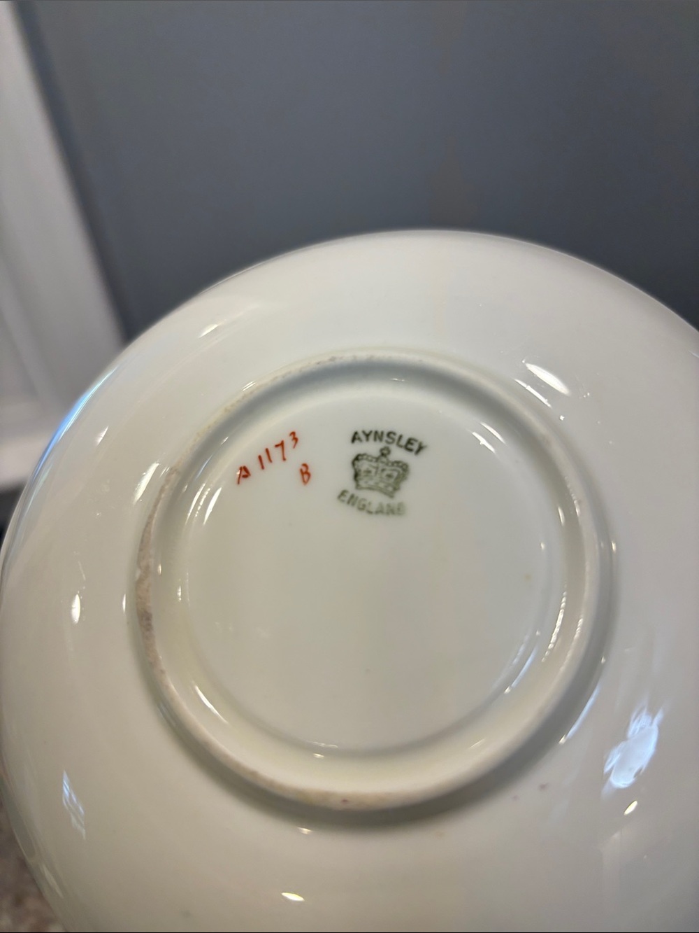 Aynsley China from England, Indian Tree pattern & Greek key saucers - Picture 13 of 14